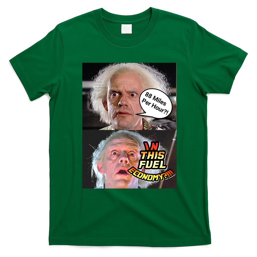 Slow Down and Save Future Gas T-Shirt - Irish Green