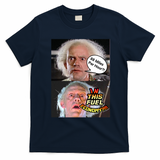 Slow Down and Save Future Gas T-Shirt - Navy Blue