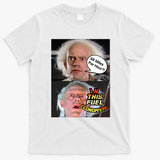 Slow Down and Save Future Gas T-Shirt - White