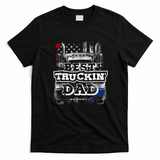 Best Truckin’ Dad Trucker T-Shirt - Black