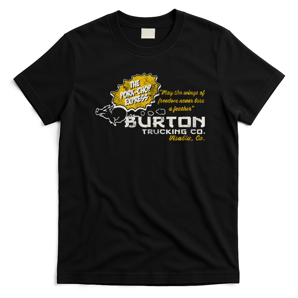 Burton Trucking Pork Chop Express Tee - Black