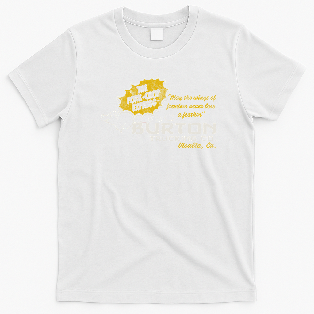 Burton Trucking Pork Chop Express Tee - White