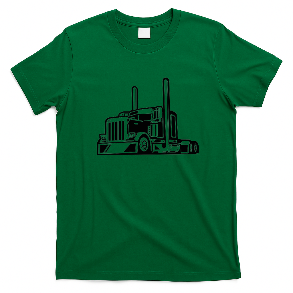 Black Truck Québec Graphic T-Shirt - Irish Green