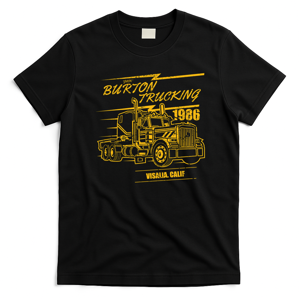 Burton Trucking Bold Logo Tee - Black
