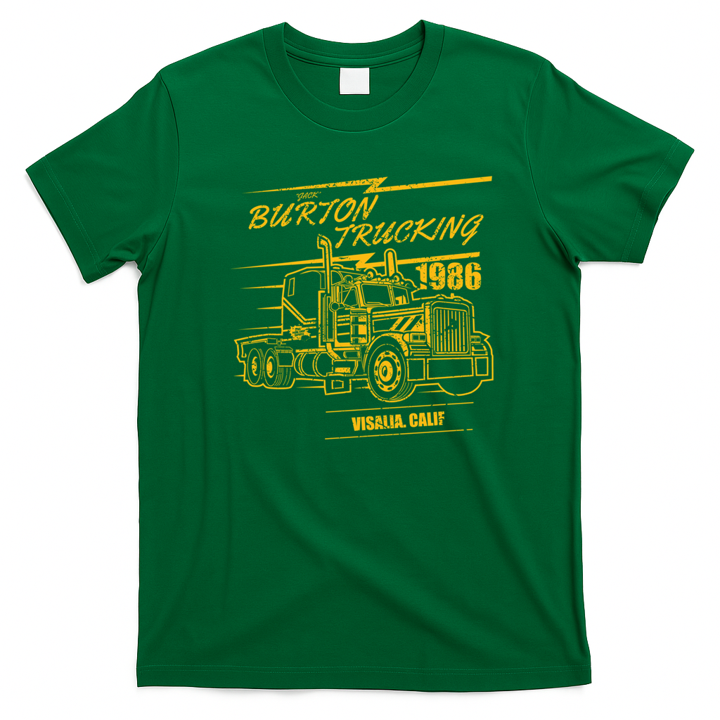 Burton Trucking Bold Logo Tee - Irish Green