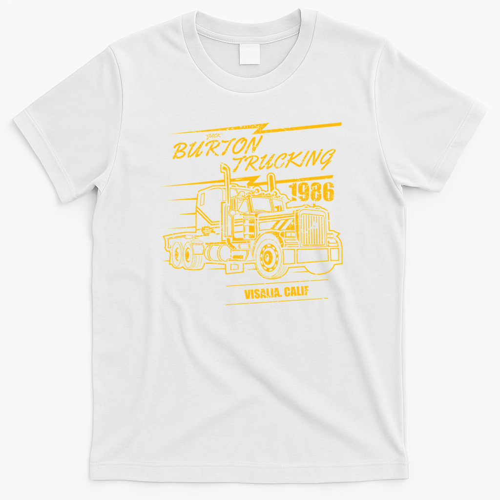 Burton Trucking Bold Logo Tee - White
