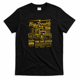 Big Trouble Vintage Graphic T-Shirt - Black