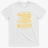 Big Trouble Vintage Graphic T-Shirt - White