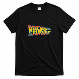 Back to the Future Distressed Graphic Tee - Black