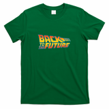 Back to the Future Distressed Graphic Tee - Irish Green