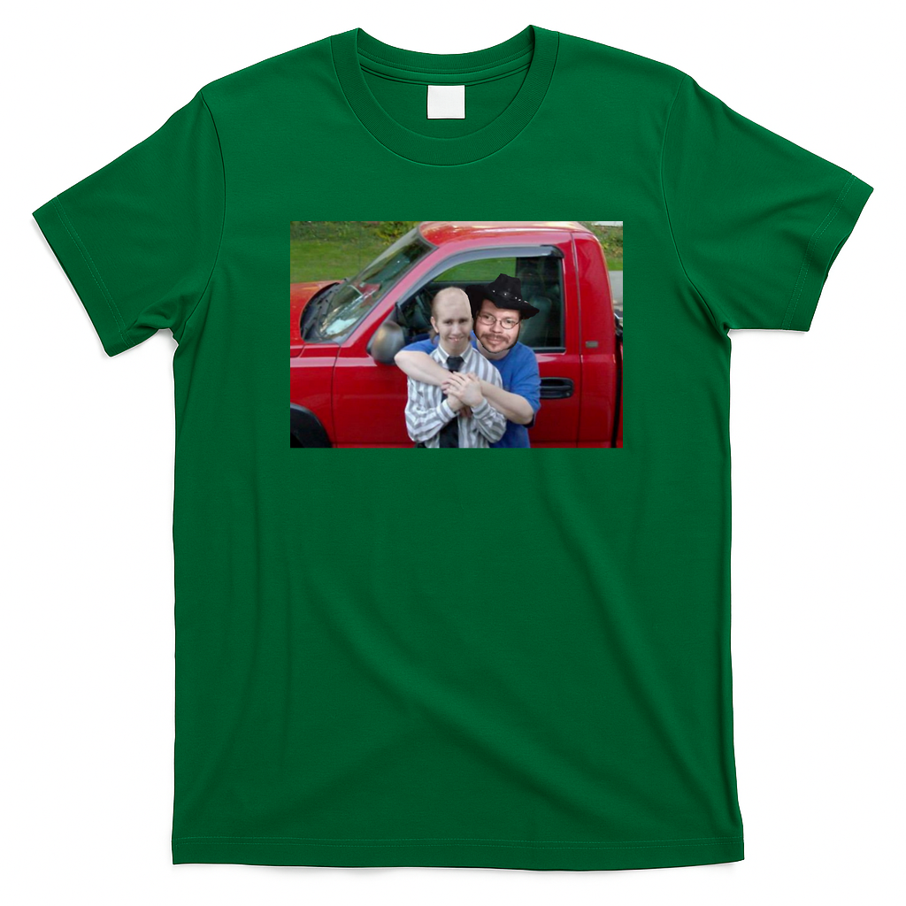 Besties Classic Retro Graphic Tee - Irish Green