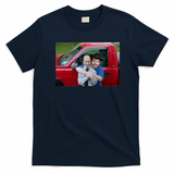 Besties Classic Retro Graphic Tee - Navy Blue