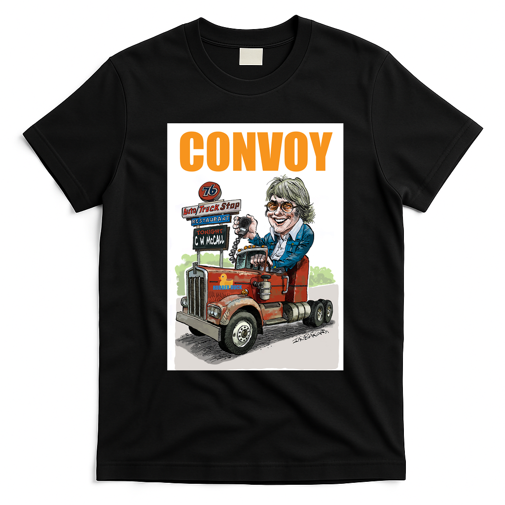 Convoy C.W. McCall Vintage T-Shirt - Black