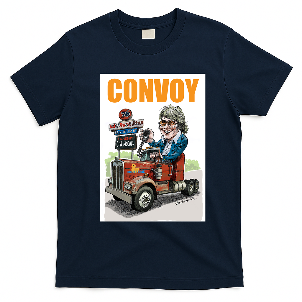 Convoy C.W. McCall Vintage T-Shirt - Navy Blue