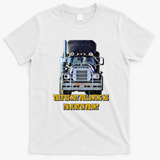 Convoy I’m Just in Front Trucker T-Shirt - White
