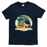 Classic Cartoon Cars Vintage Logo T-Shirt - Navy Blue