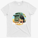 Classic Cartoon Cars Vintage Logo T-Shirt - White