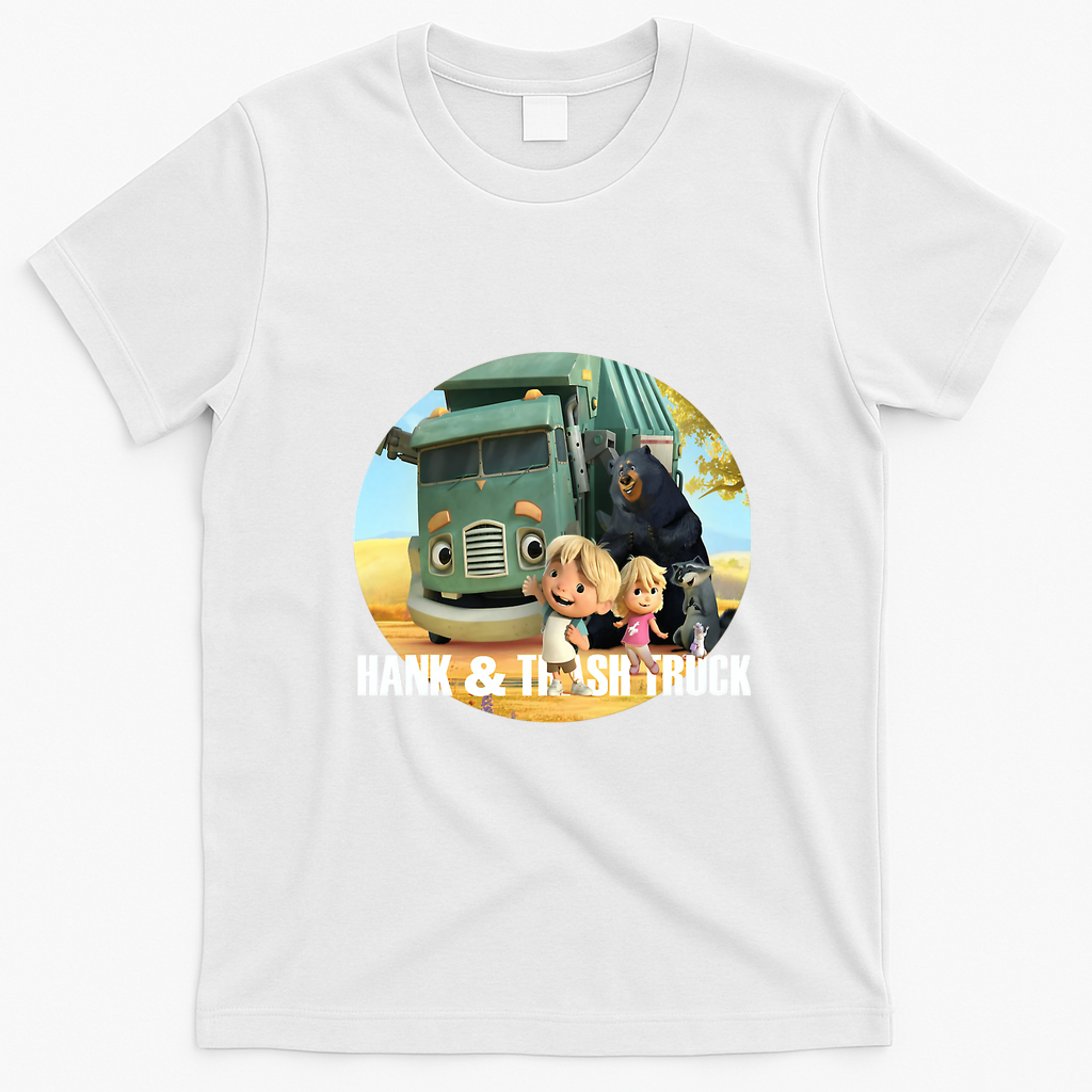 Classic Cartoon Cars Vintage Logo T-Shirt - White