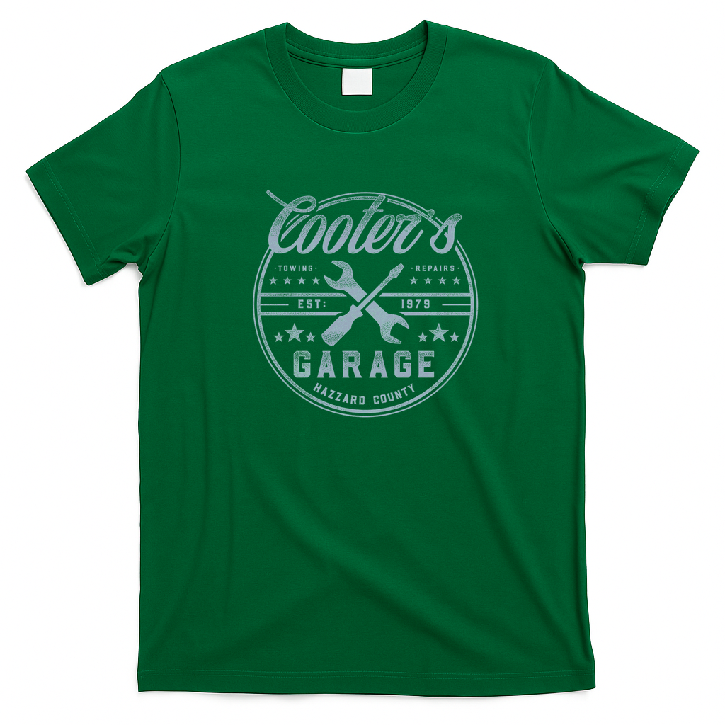 Cooter’s Garage Retro Graphic Tee - Irish Green
