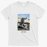 We Cool? by Jeff Rosenstock Retro Graphic Tee - White