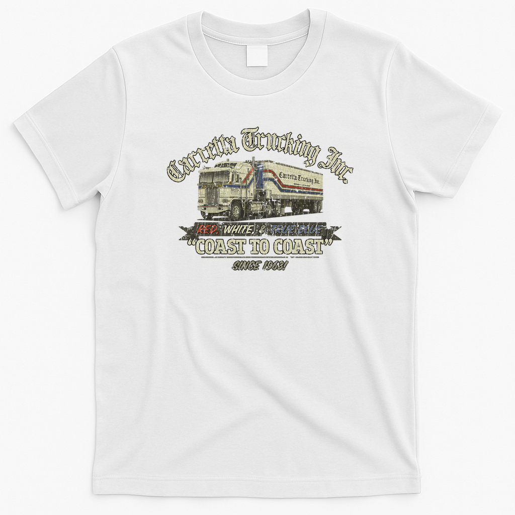 Carretta Trucking Est. 1963 T-Shirt - White