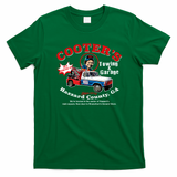 Cooter’s Towing Worn Hazzard County Retro Graphic Tee - Irish Green