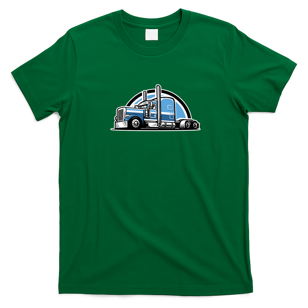 Cargo Truck XXII Graphic Tee - Irish Green