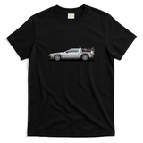 DeLorean DMC-12 Old-School T-Shirt - Black