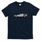 DeLorean DMC-12 Old-School T-Shirt - Navy Blue