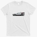 DeLorean DMC-12 Old-School T-Shirt - White