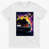 DeLorean DMC-12 Vintage Logo Tee - White