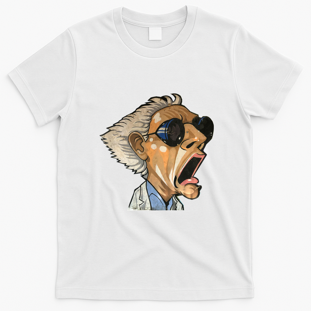 Doc Brown Back to the Future Heritage T-Shirt - White