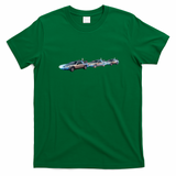 DeLorean Back to the Future Graphic Tee - Irish Green