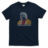 Doc Brown Back to the Future Retro Graphic Tee – Edition 2 - Navy Blue