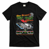 Doc Brown’s DeLorean Time Travel Services Vintage T-Shirt - Black