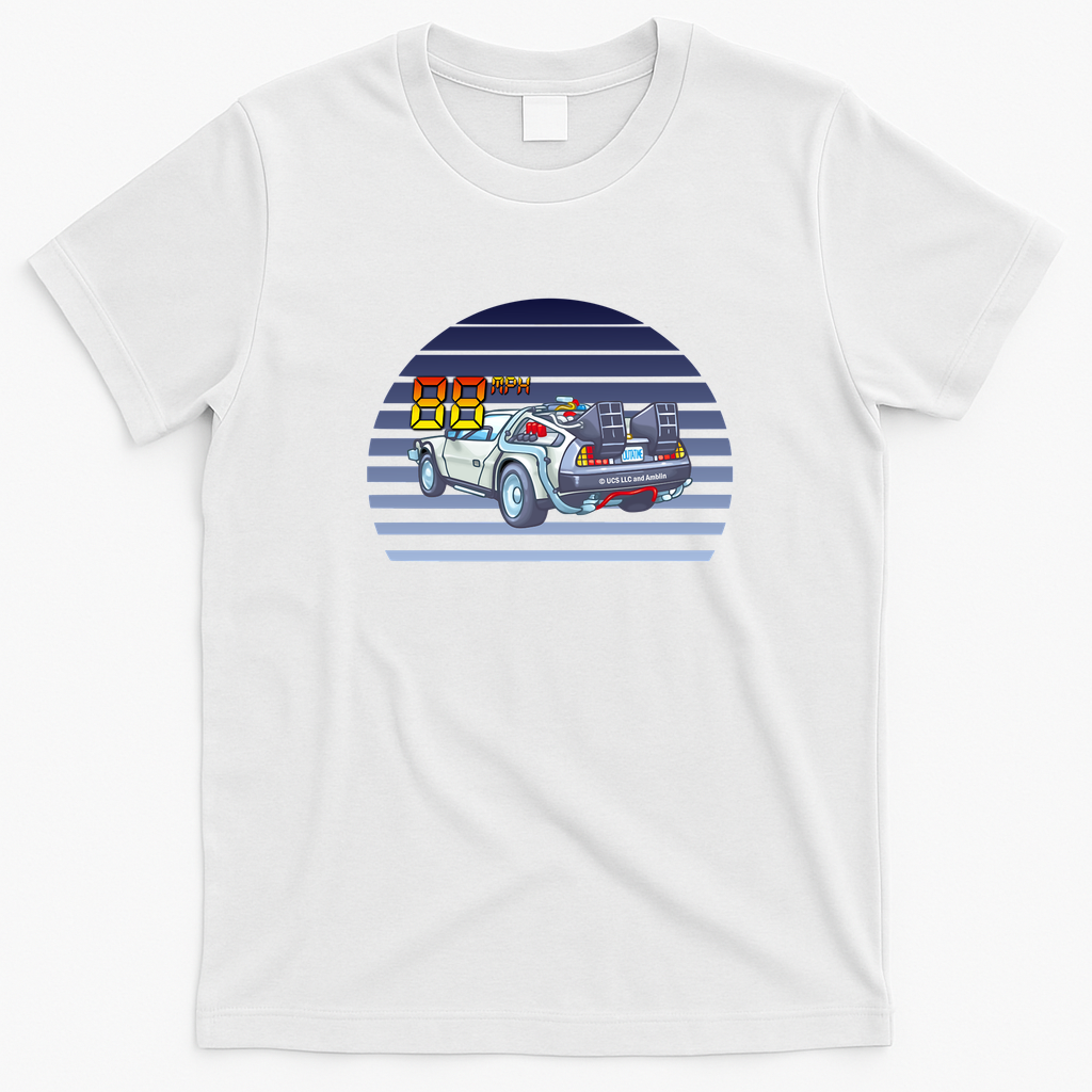 DeLorean Back to the Future T-Shirt - White