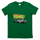 DeLorean Back to the Future Graphic T-Shirt - Irish Green