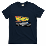 DeLorean Back to the Future Graphic T-Shirt - Navy Blue