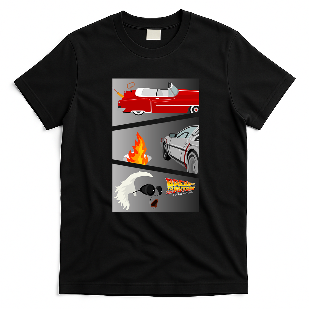 Doc Brown’s Garage Vintage T-Shirt – Edition 2 - Black