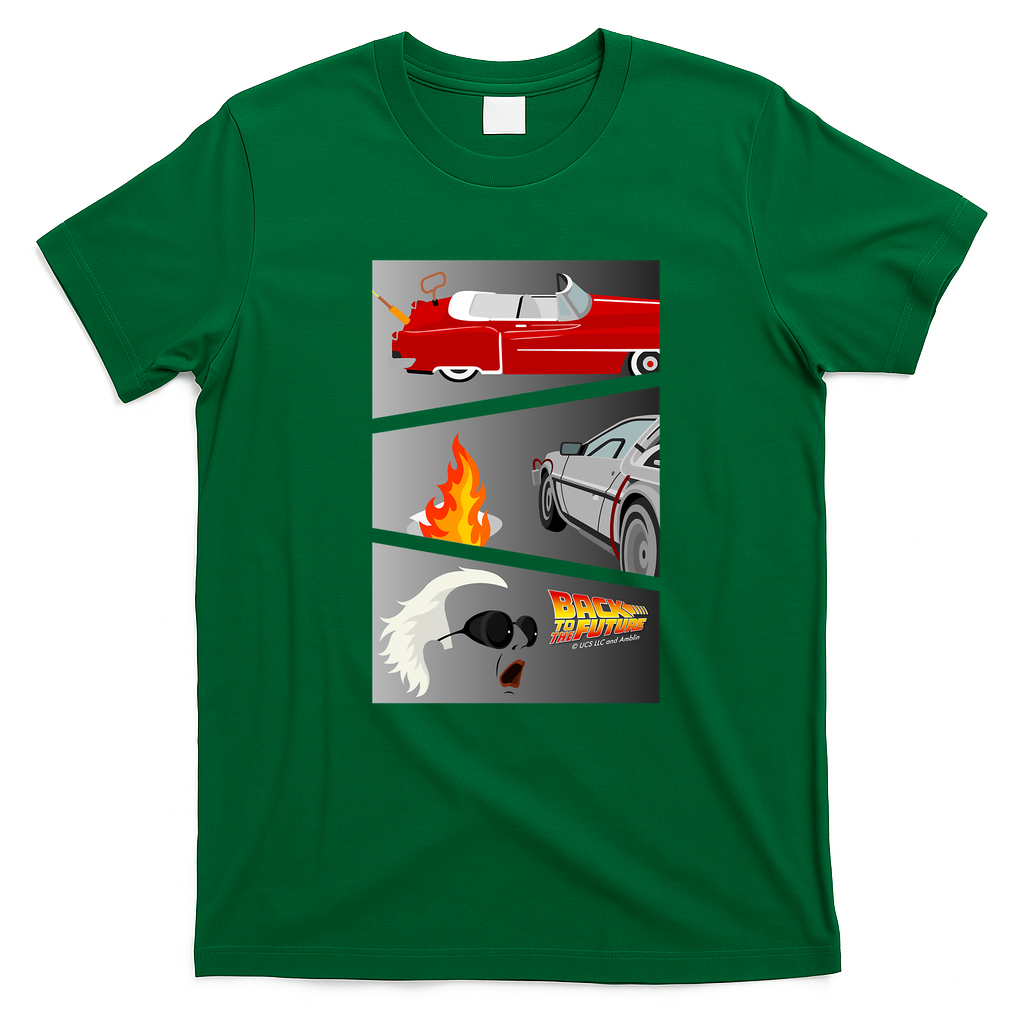Doc Brown’s Garage Vintage T-Shirt – Edition 2 - Irish Green