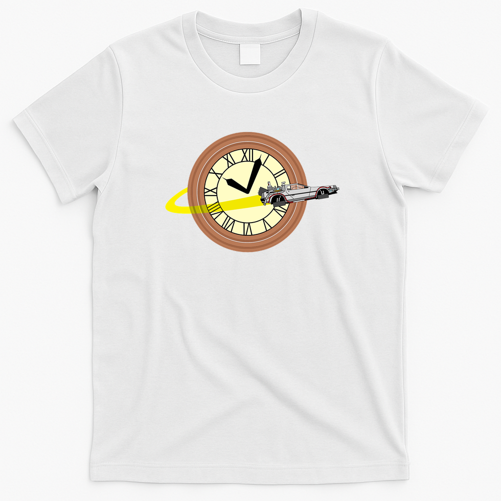 Doc Brown Institute of Time Travel Vintage T-Shirt - White