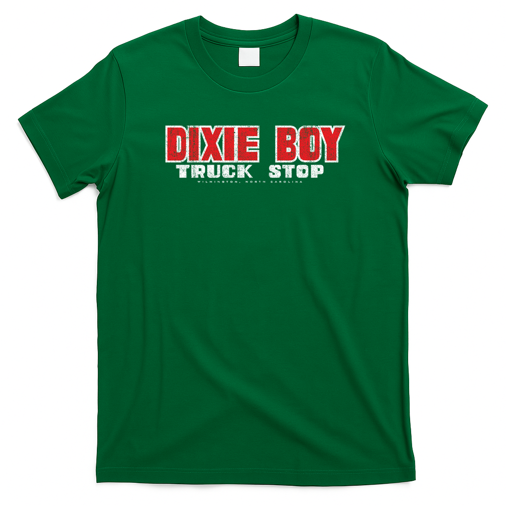 Dixie Boy Truck Stop Graphic T-Shirt - Irish Green