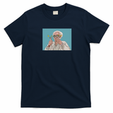 Doc Brown Retro Graphic Tee – Edition 2 - Navy Blue