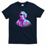 Doc Brown Retro Graphic Tee - Navy Blue