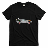 DeLorean Classic Car Graphic T-Shirt - Black