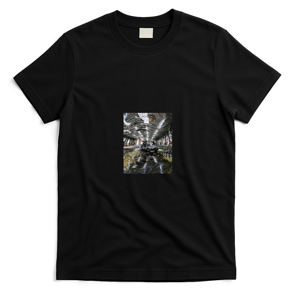 DeLorean DMC-12 Classic Graphic Tee - Black