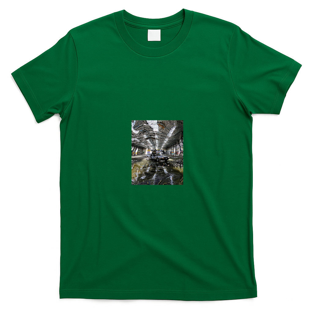 DeLorean DMC-12 Classic Graphic Tee - Irish Green