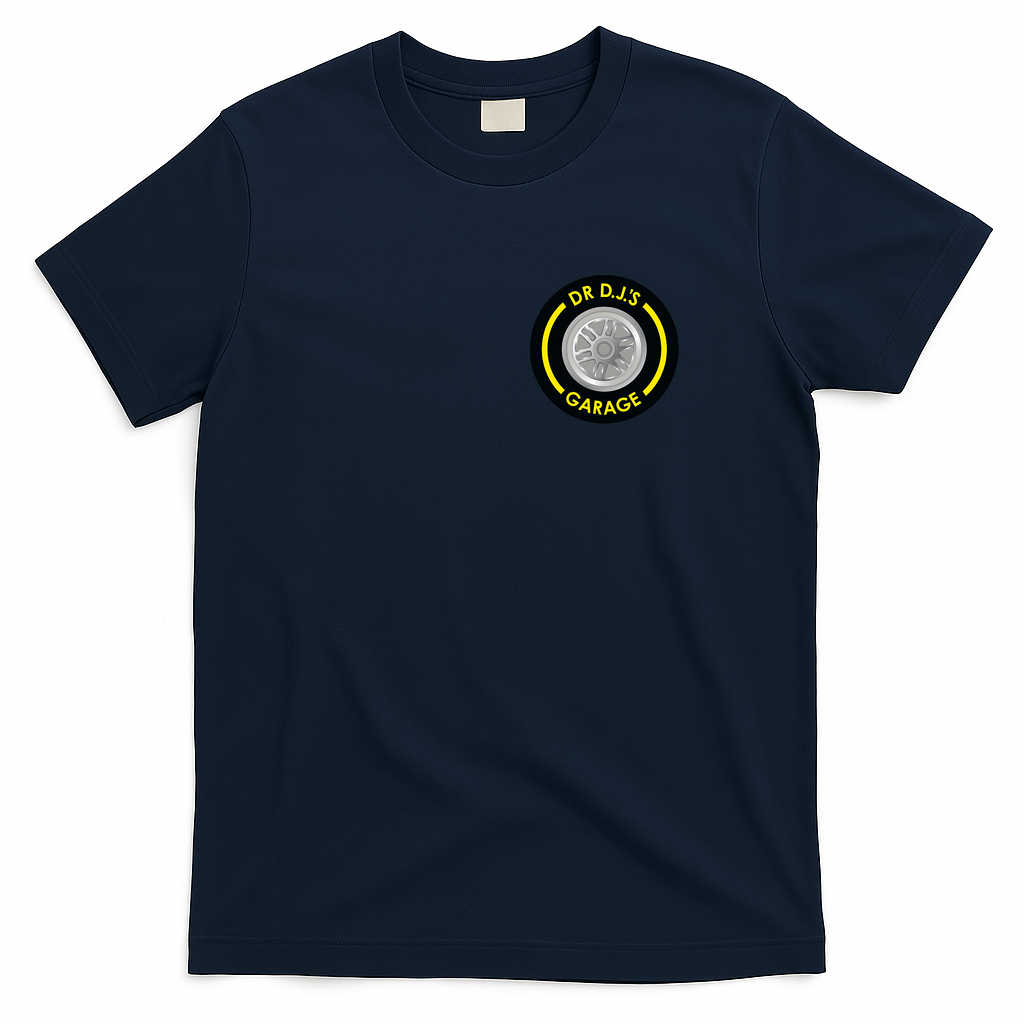 Dr. D.J.’s Garage Vintage T-Shirt - Navy Blue