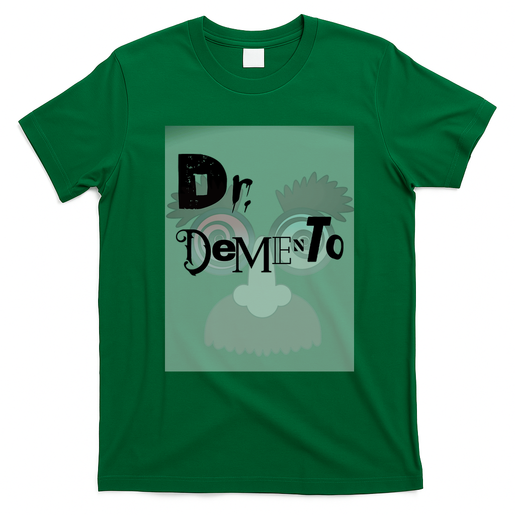 Dr. Demento Lives Retro Graphic Tee - Irish Green