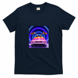 DMC DeLorean Graphic T-Shirt - Navy Blue
